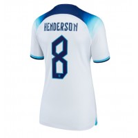 Zenski Nogometni Dres Engleska Jordan Henderson #8 Domaci SP 2022 Kratak Rukav